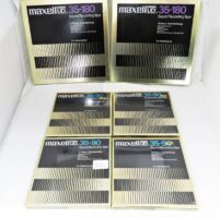 maxell オープンリールテープ UD 35-90 ×4 , UD 35-180 ×2 マクセル