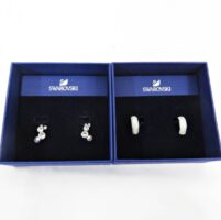 スワロフスキー イヤリング シルバーカラー SWAROVSKI