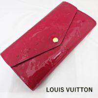 ルイ・ヴィトン ヴェルニ ポルトフォイユ サラ M90292 長財布 モノグラム マゼンタ LOUIS VUITTON