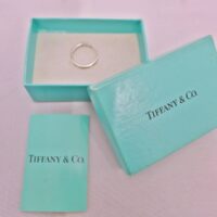 ティファニー ナローリング 10号 重量約4.0g シルバー 925刻印 箱付 Tiffany