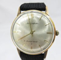 セイコー ゴールドフェザー 15008E 25石 14KGF 手巻き メンズ 腕時計 SEIKO GOLD FEATHER